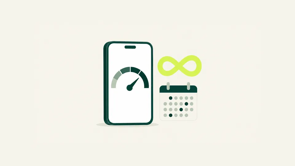 الباقات والبيانات والسرعة